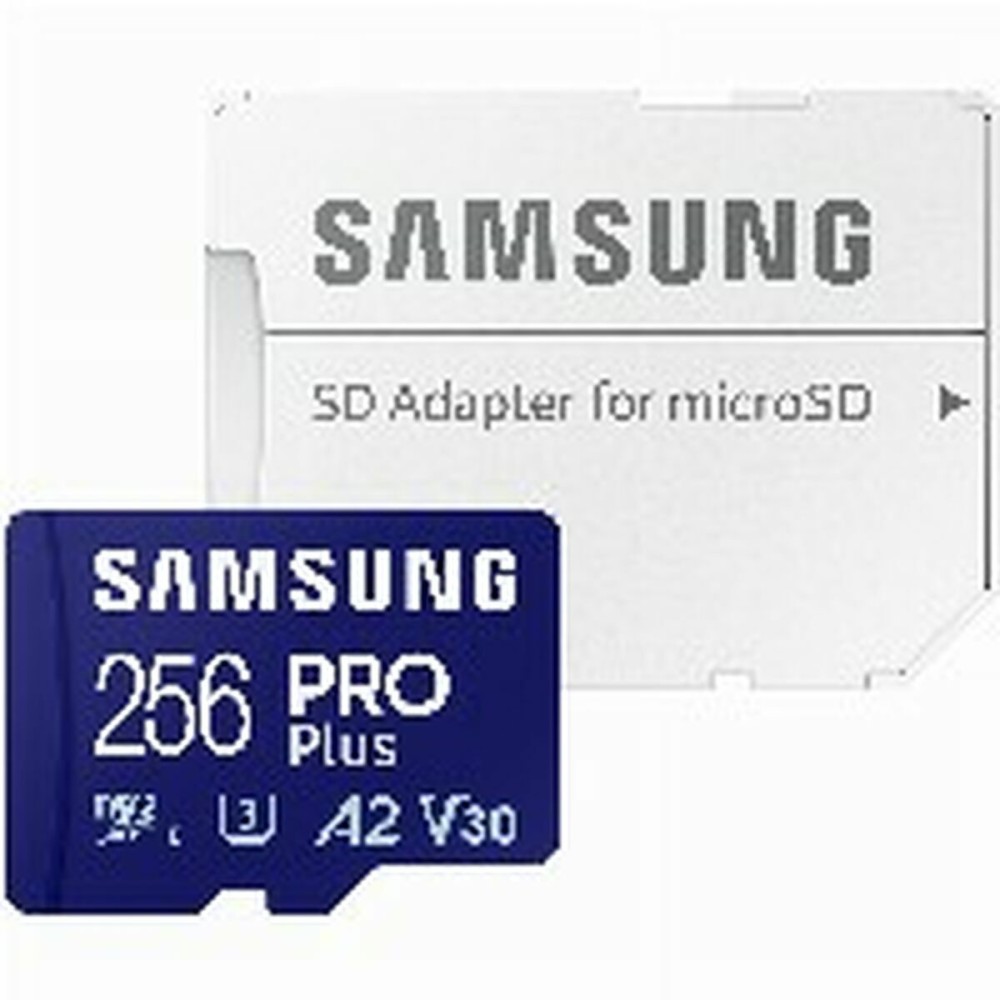 Micro SD Memory Card with Adaptor Samsung MicroSDHC PRO Plus 256GB