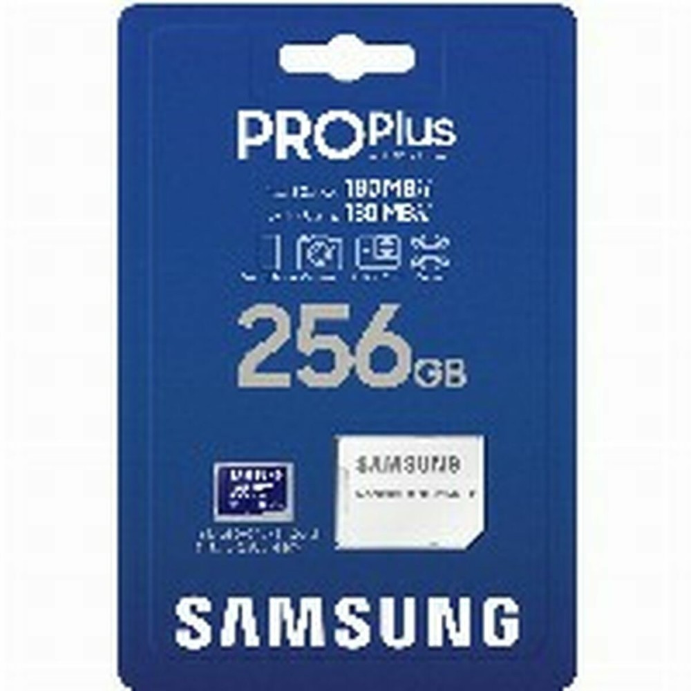 Carte Mémoire Micro SD avec Adaptateur Samsung MicroSDHC PRO Plus 256GB