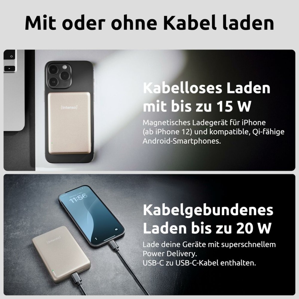 Powerbank INTENSO MW10000 MagSafe 10000 mAh Champagner