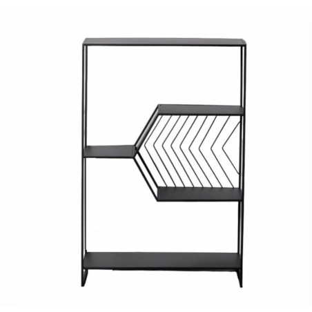 Shelves Black Iron 80 x 35 x 120 cm