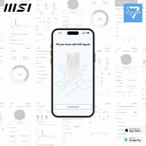 Router MSI 302-8ZD20EE-000 Weiß
