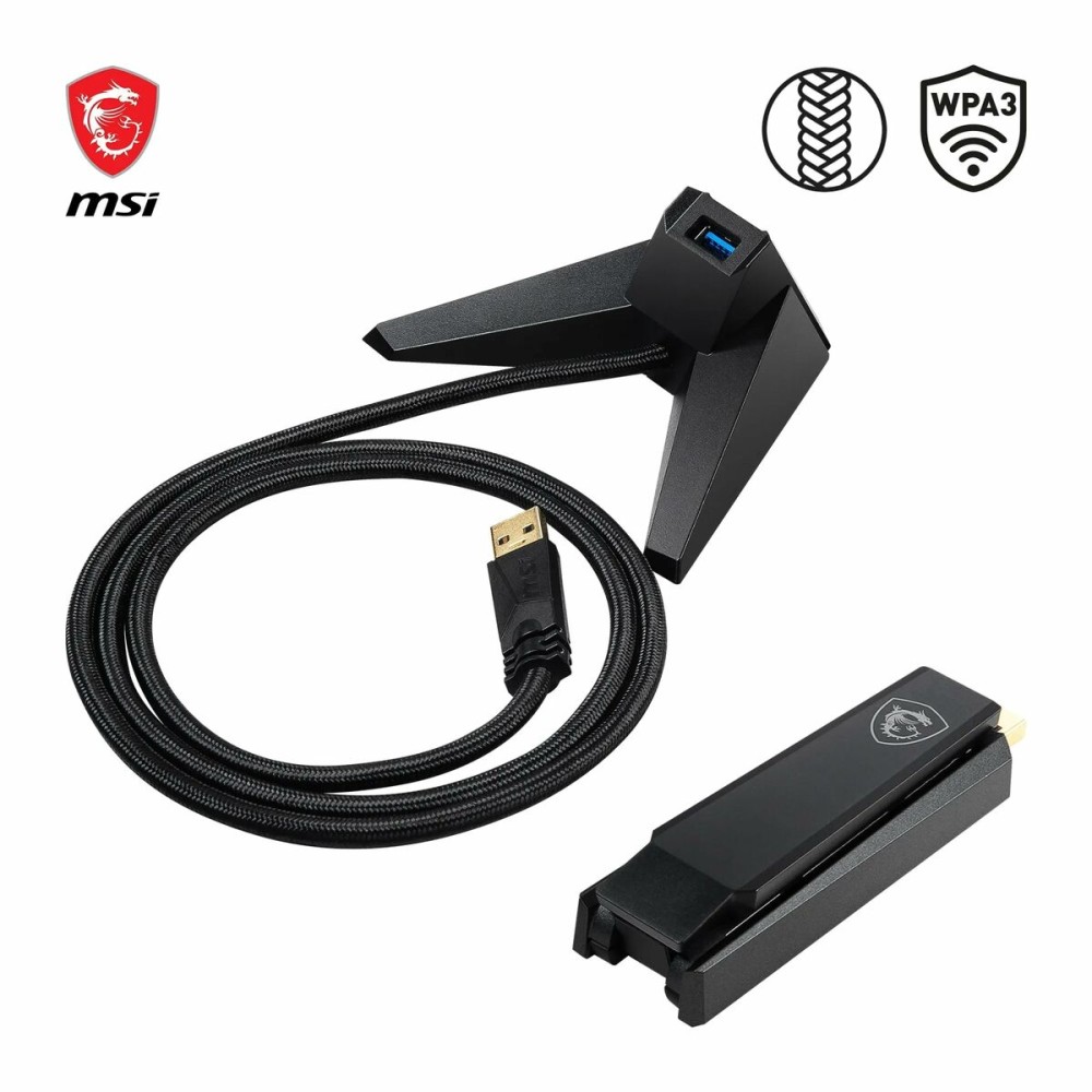 USB Adapter MSI AX1800 Schwarz