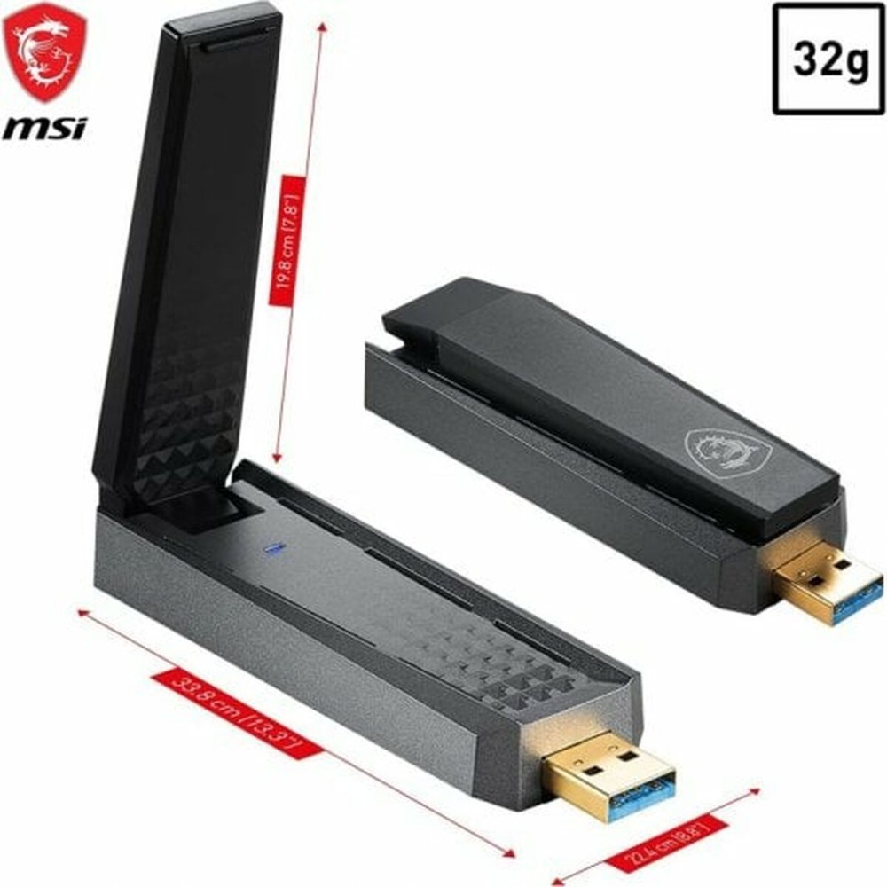 USB Adapter MSI AX1800 Schwarz