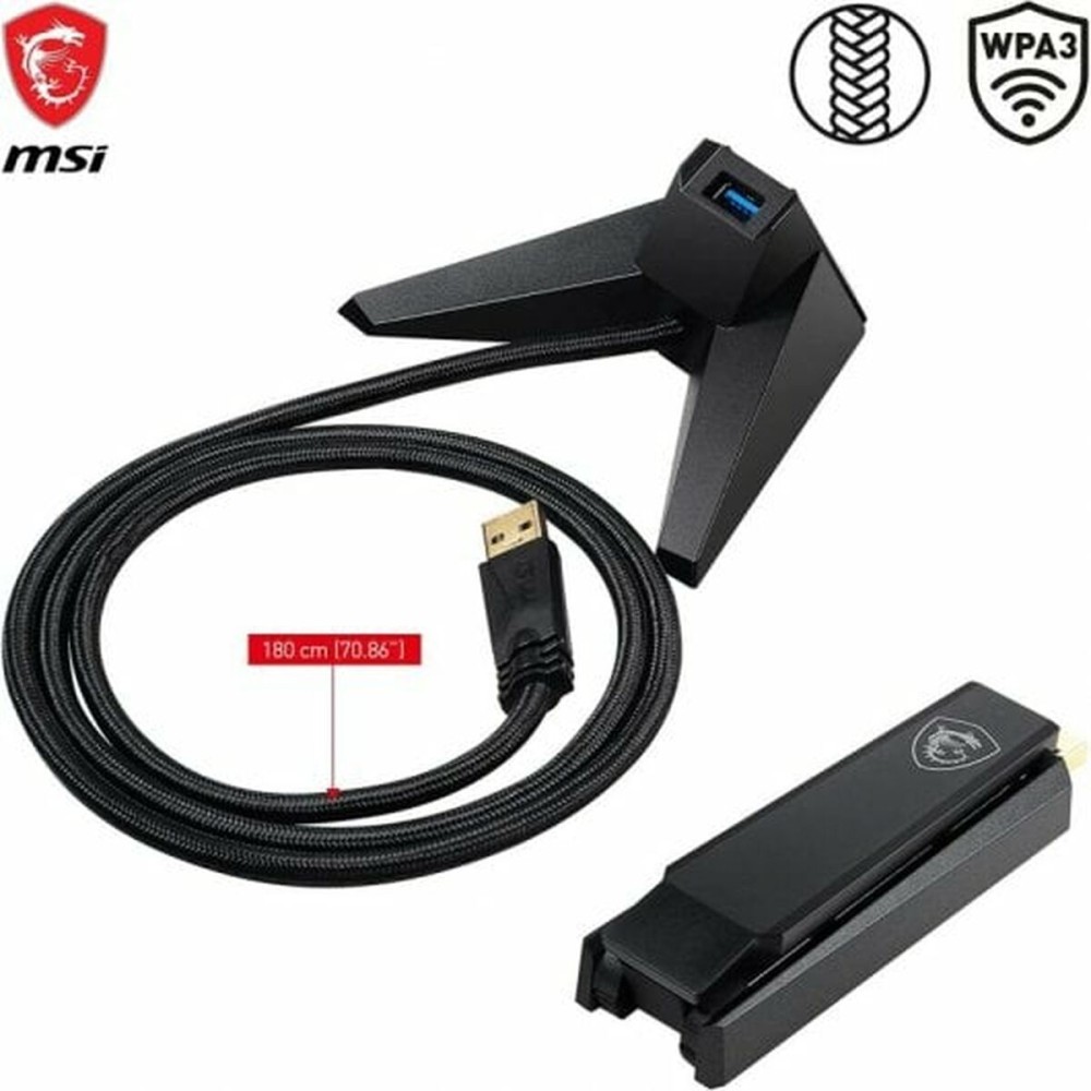 USB Adapter MSI AX1800 Schwarz