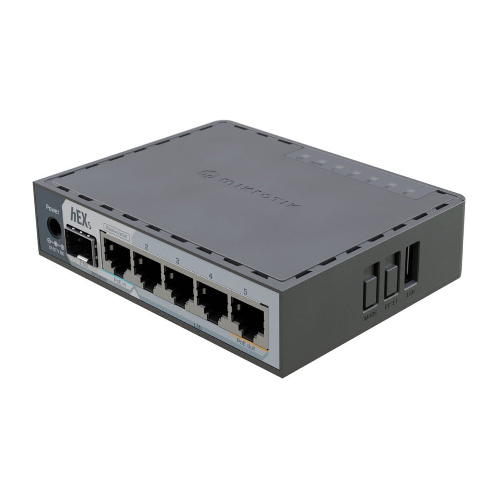 Router Mikrotik E60IUGS Black RJ45 Ethernet LAN PoE x 1 USB 3.2 USB x 1