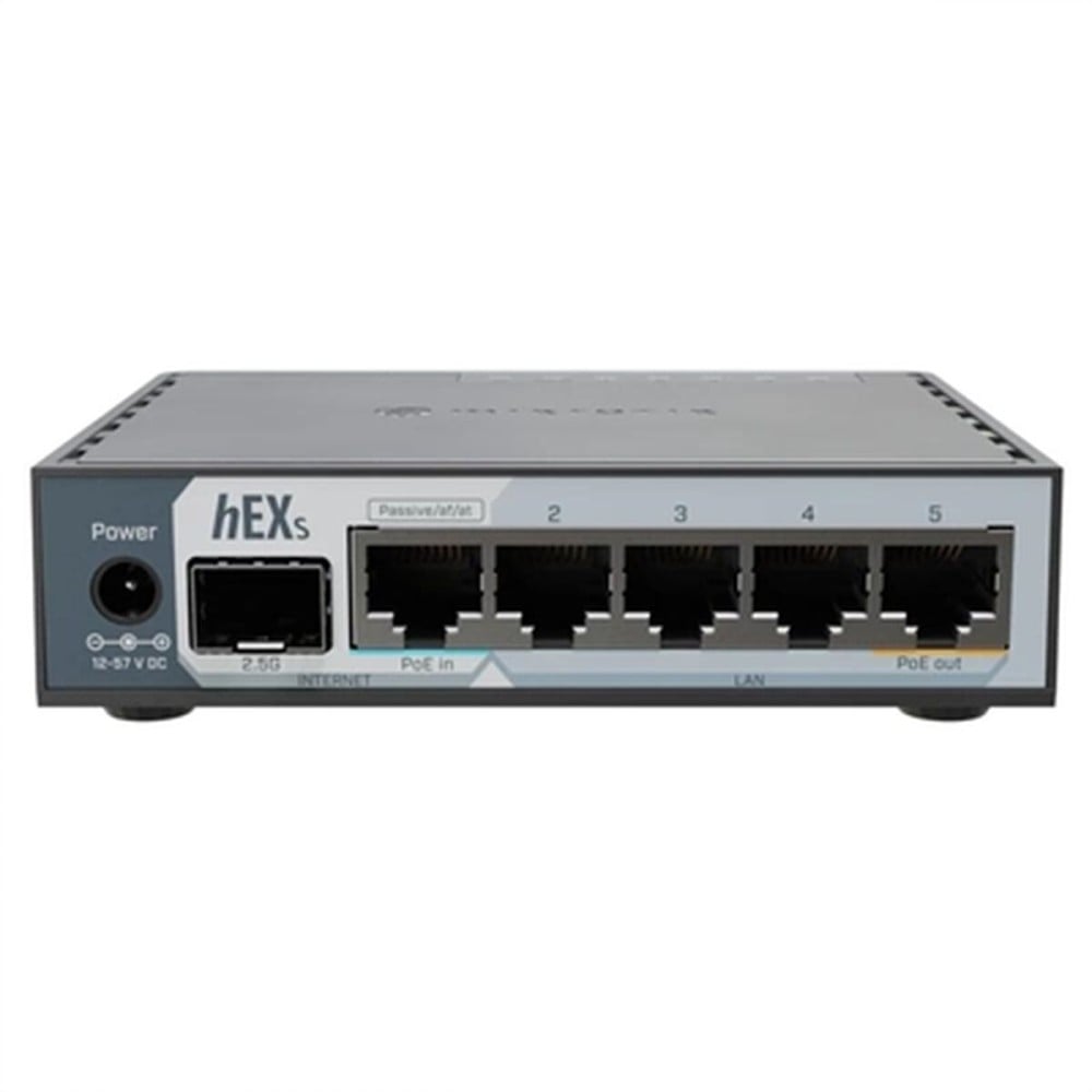 Router Mikrotik E60IUGS Black RJ45 Ethernet LAN PoE x 1 USB 3.2 USB x 1