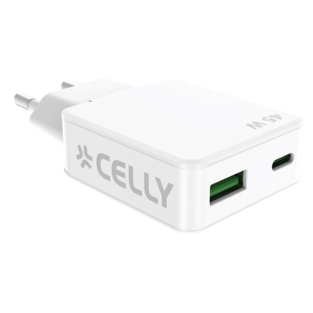 Wandladegerät Celly SLIMTC1C1A45WWH Weiß 45 W