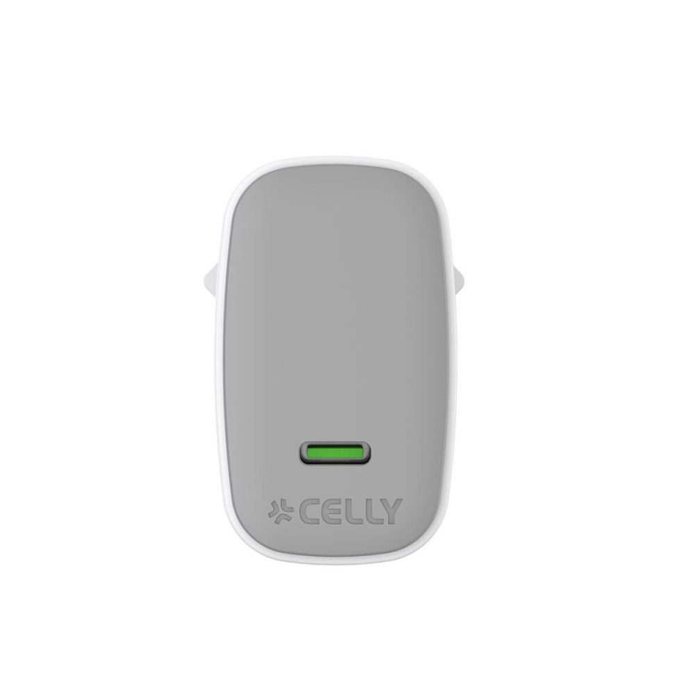Wandladegerät Celly UPTC1USBC65WCTC Weiß