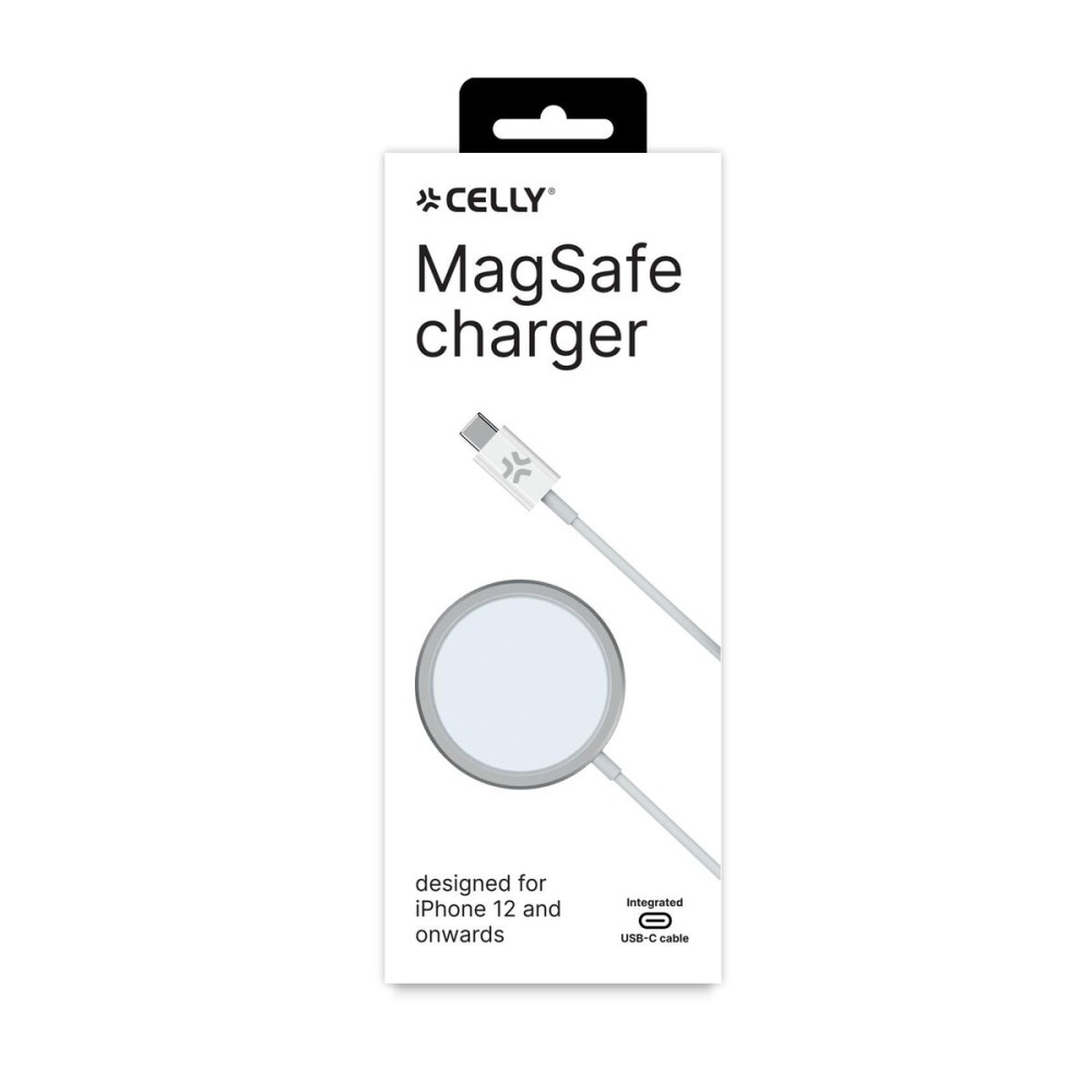 Kabelloses Ladegerät Celly MAGCHARGEPRO Weiß 15 W