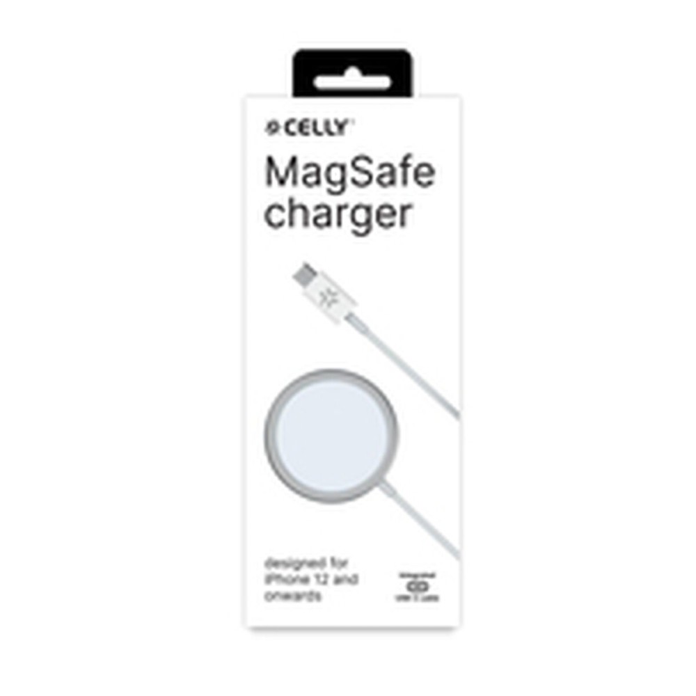 Kabelloses Ladegerät Celly MAGCHARGEPRO Weiß 15 W