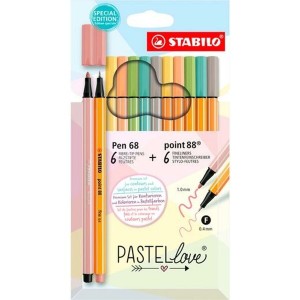 Felt-tip pens Stabilo 12 Pieces Cake