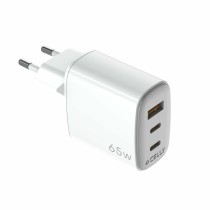 Wandladegerät Celly UPTC1USB2USBC65 Weiß