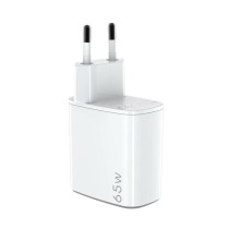 Wandladegerät Celly UPTC1USB2USBC65 Weiß