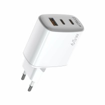 Wandladegerät Celly UPTC1USB2USBC65 Weiß