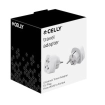 Wandladegerät Celly TRAVELADAPTER Weiß