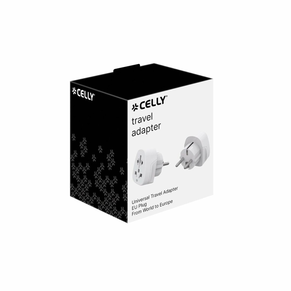Wandladegerät Celly TRAVELADAPTER Weiß