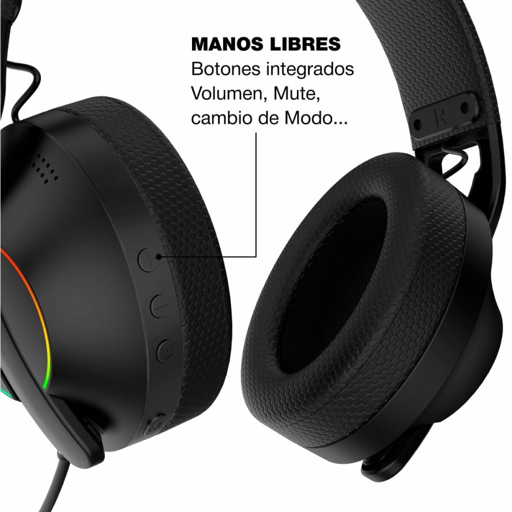 Headphones CoolBox COO-AUM-WB01-B