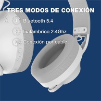 Kopfhörer CoolBox COO-AUM-WB01-W