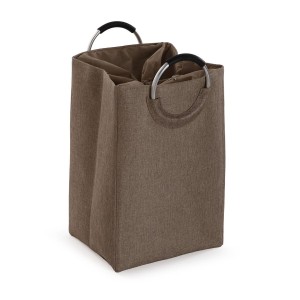 Panier à linge Versa Beige Aluminium polypropylène EVA 36 X 55 X 30 CM