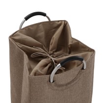 Panier à linge Versa Beige Aluminium polypropylène EVA 36 X 55 X 30 CM