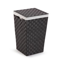 Panier à linge Versa Gris Polyester Métal polypropylène 33 x 52 x 33 cm