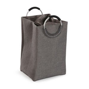 Panier à linge Versa Gris Aluminium polypropylène EVA 36 X 55 X 30 CM