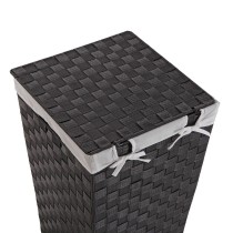 Panier à linge Versa Gris Polyester Métal polypropylène 33 x 52 x 33 cm