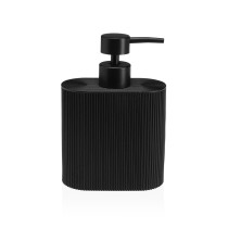 Seifenspender Versa Schwarz Harz ABS 5,5 X 17 X 11 CM