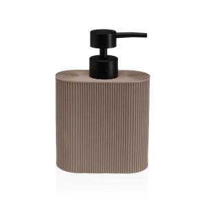 Seifenspender Versa Beige Harz ABS 5,5 X 17 X 11 CM