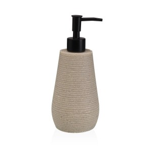 Seifenspender Versa Beige Harz ABS 8,5 x 20 x 8,5 cm