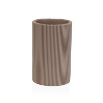 Support pour brosses à dents Versa Beige Résine 7,5 x 11,5 x 7,5 cm