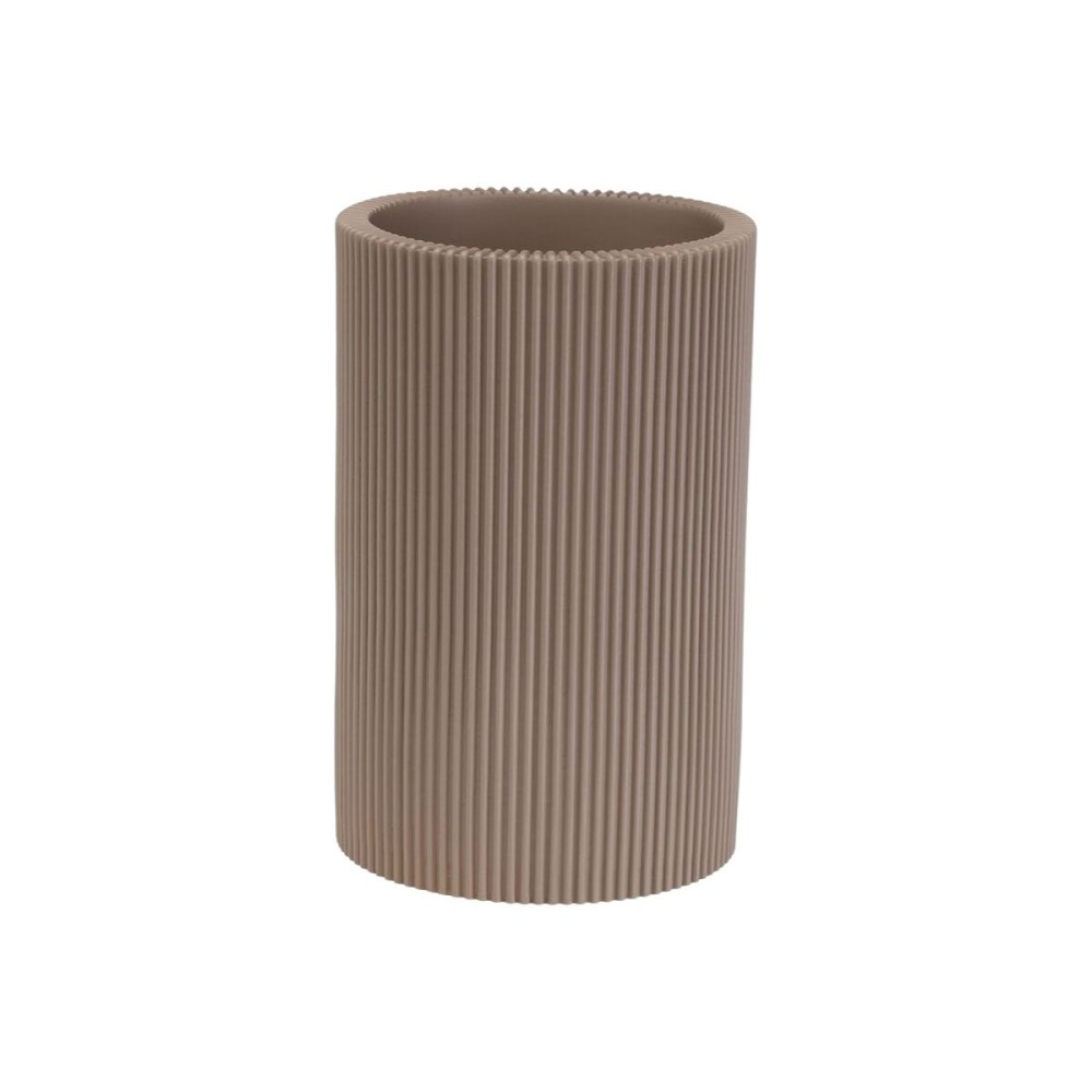 Zahnbürstenhalter Versa Beige Harz 7,5 x 11,5 x 7,5 cm