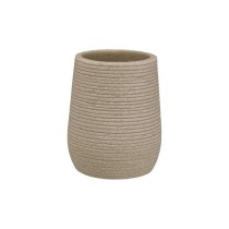 Support pour brosses à dents Versa Beige Résine 8,5 x 10 x 8,5 cm