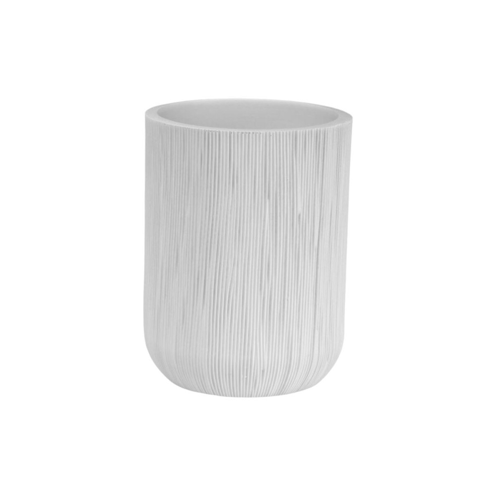Support pour brosses à dents Versa Blanc Résine 8 x 10,5 x 8 cm
