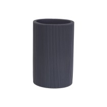 Support pour brosses à dents Versa Gris Résine 7,5 x 11,5 x 7,5 cm
