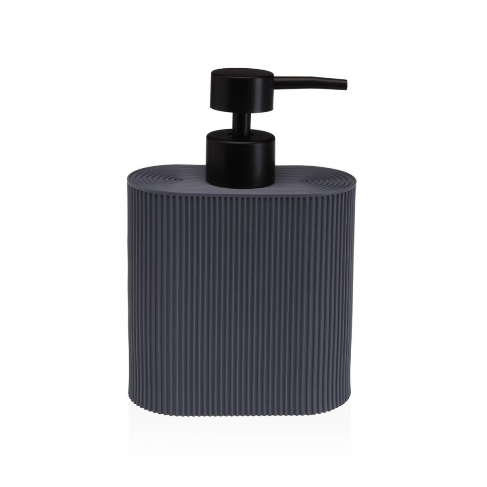 Distributeur de Savon Versa Gris Résine ABS 5,5 X 17 X 11 CM