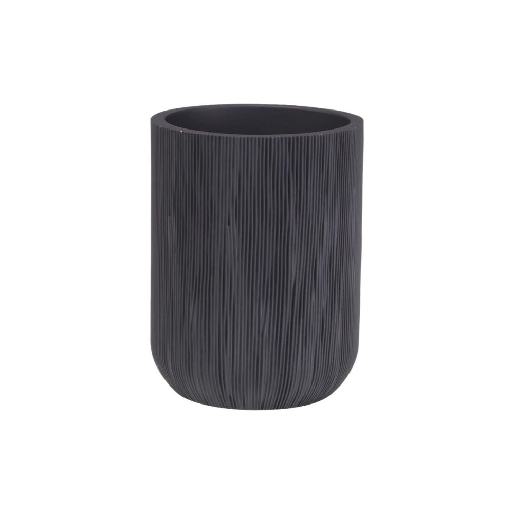 Zahnbürstenhalter Versa Grau Harz 8 x 10,5 x 8 cm