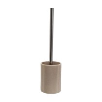 Brosse de salle de wc Versa Beige Résine Acier 9,4 x 37 x 9,4 cm