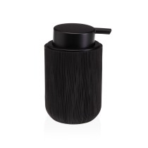 Seifenspender Versa Schwarz Harz ABS 8 x 13 x 8 cm