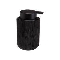 Seifenspender Versa Schwarz Harz ABS 8 x 13 x 8 cm