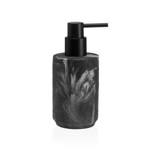 Distributeur de Savon Versa Baikal Noir Résine 7 x 17,5 x 7 cm