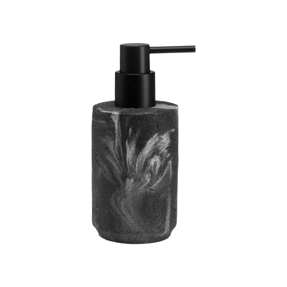 Distributeur de Savon Versa Baikal Noir Résine 7 x 17,5 x 7 cm