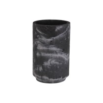 Zahnbürstenhalter Versa Schwarz Harz 6,9 x 10,2 x 6,9 cm