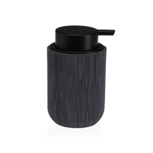 Seifenspender Versa Grau Harz ABS 8 x 13 x 8 cm