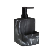 Distributeur de Savon Versa Noir Résine 10,3 X 18,5 X 10,3 CM
