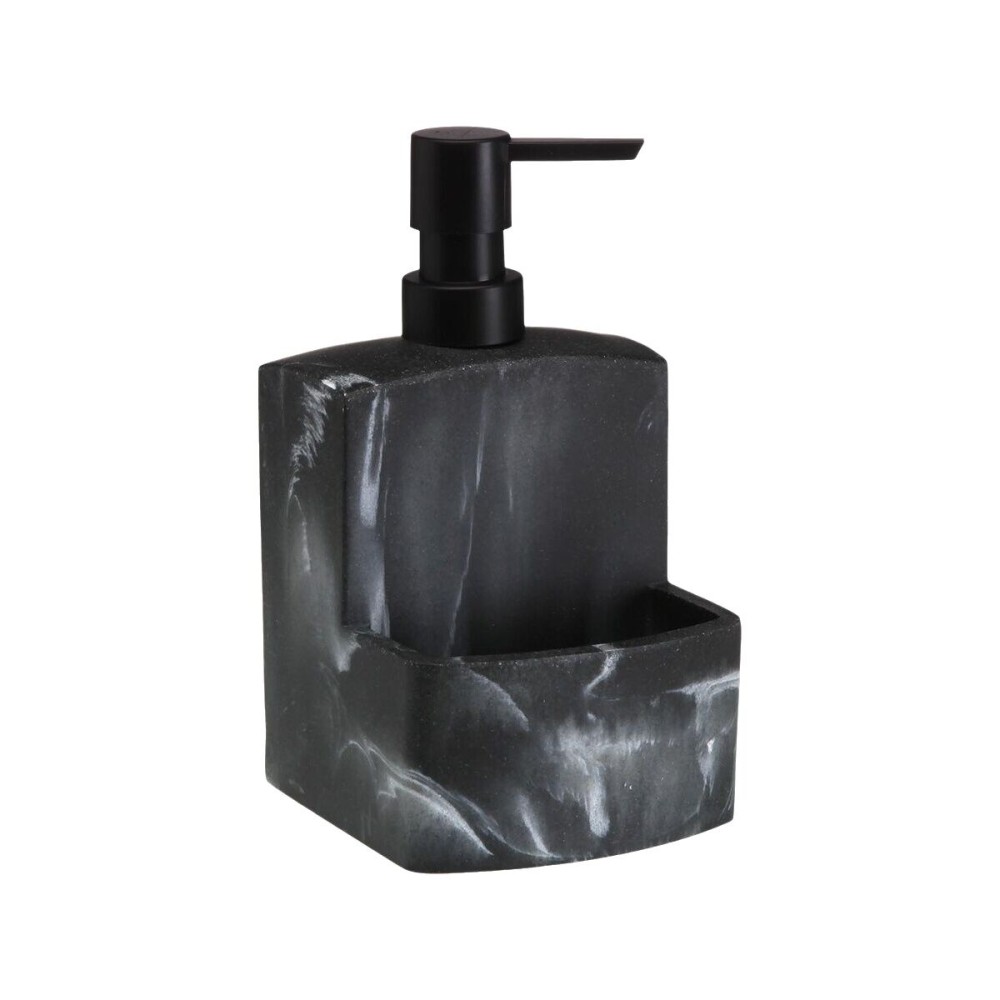 Distributeur de Savon Versa Noir Résine 10,3 X 18,5 X 10,3 CM