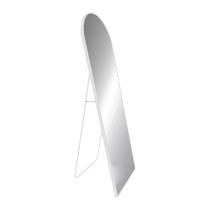 Free standing mirror Versa White Crystal 2,5 X 150 X 40 CM