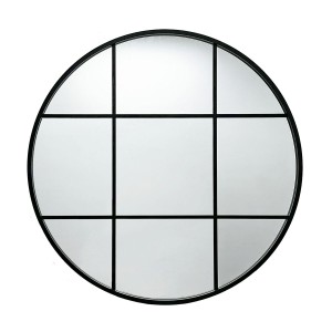 Wandspiegel Versa Schwarz 3 x 80 x 80 cm