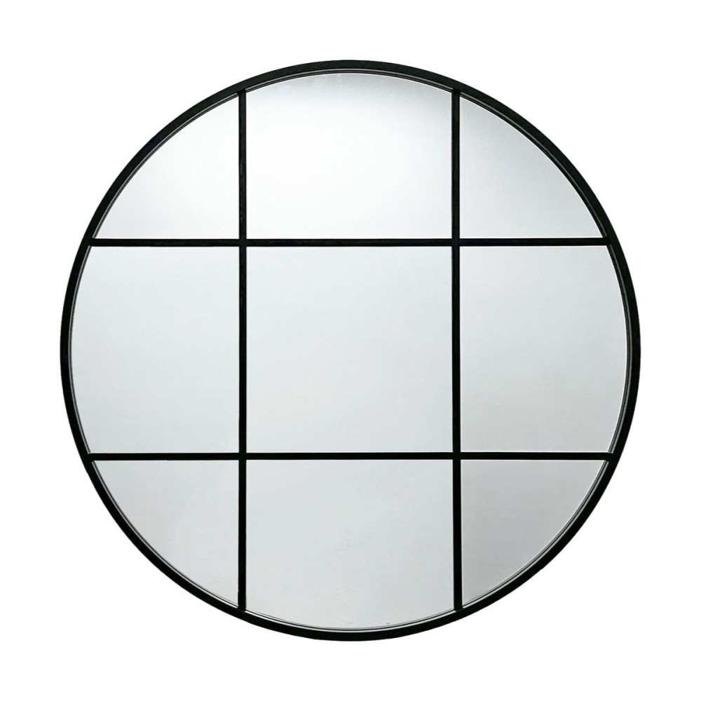 Wall mirror Versa Black 3 x 80 x 80 cm