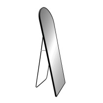 Free standing mirror Versa Black Crystal 2,5 X 150 X 40 CM